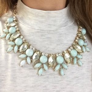 Leslie Danzis mint bib necklace
